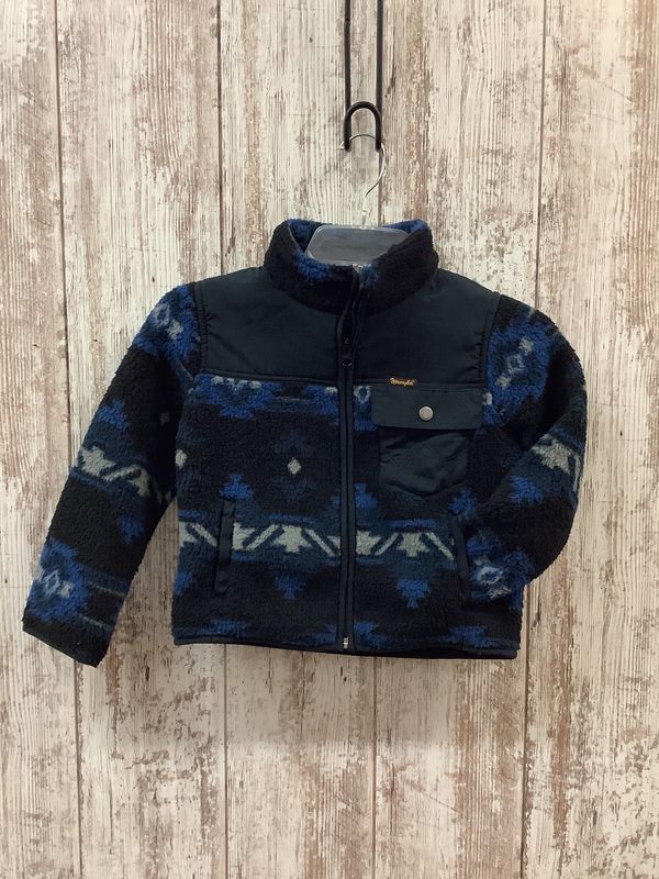 Wrangler Boy&#39;s Ripstop Sherpa Jacket Ensign Blue