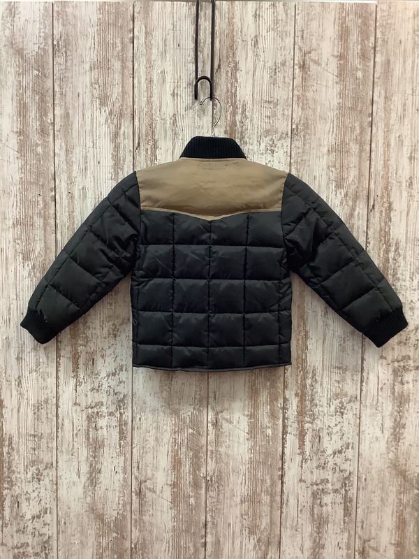 Roper Boy's Poly-Filled Blk/Tan Jacket