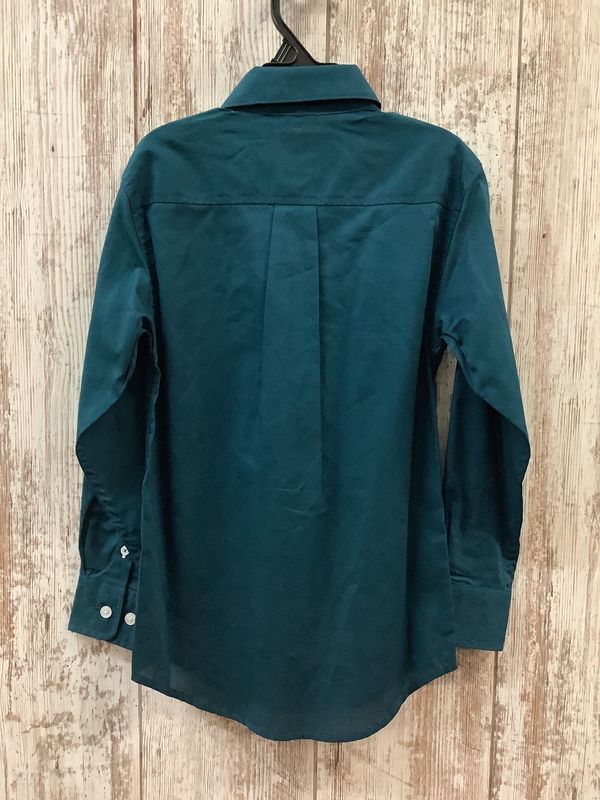 Cinch Boy's Solid LS Button Down Dark Teal