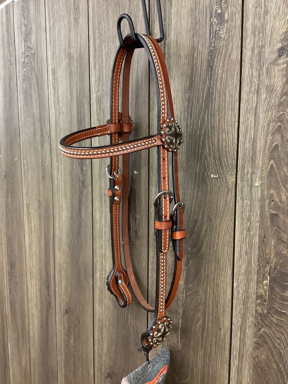 JBW Circle Y Headstall Hearts &amp; Spots