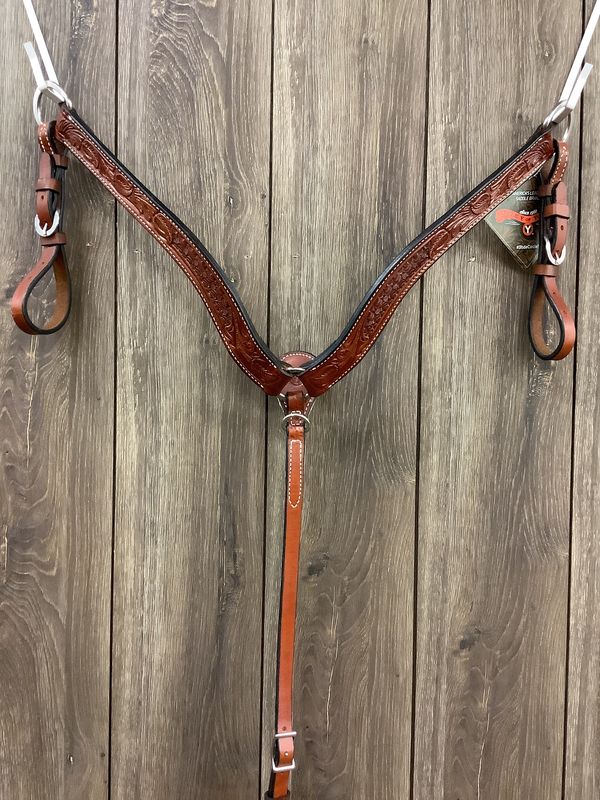 JBW Circle Y Breast Collar Floral No Choke
