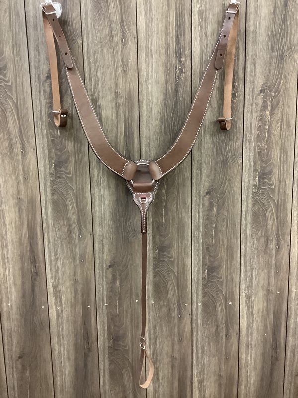 JBW Dakota Saddlery Buckaroo Pulling Breast Collar