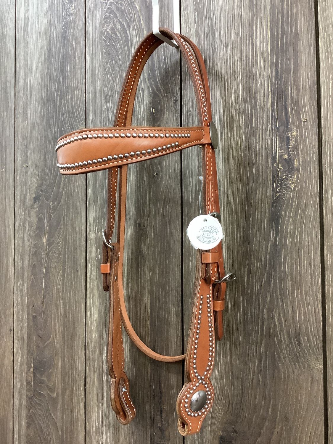 JBW Billy Cook Browband Headstall Studded