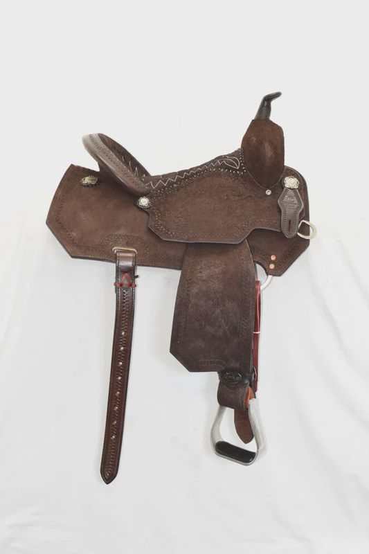 JBW 14.5" Reinsman Barrel Saddle - Wide