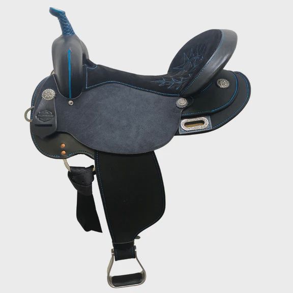 JBW- 17&quot; Circle Y High Horse Mercury Cordura Wide Fit Barrel Saddle