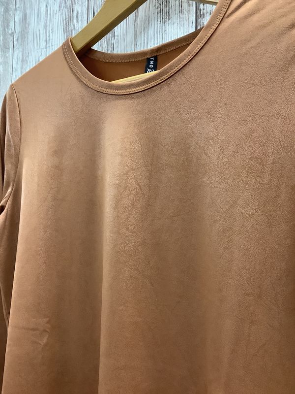 Swanky Leather LS Top Saddle Brown