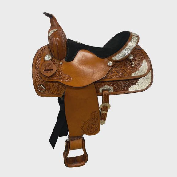 JBW USED TEXAS BEST 15&quot; REG BAR SHOW SADDLE - 723525N