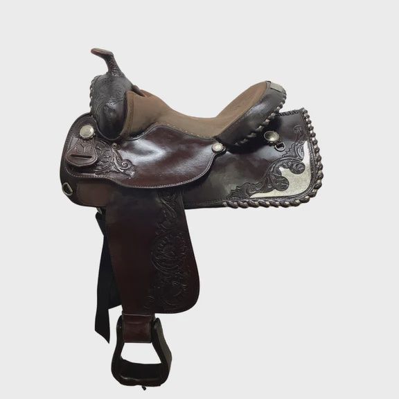 JBW USED 15&quot; WIDE CIRCLE Y EQUITATION SHOW/TRAIL SADDLE #28780118309