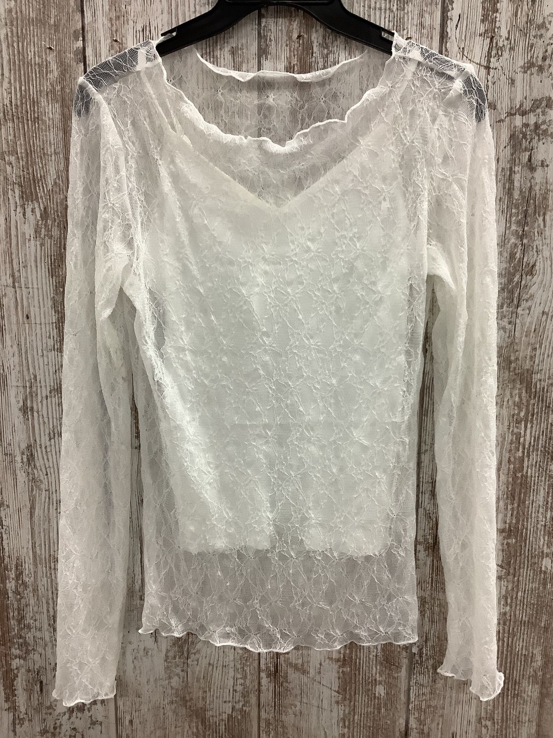 WL Lace Long Sleeve with Cami Insert