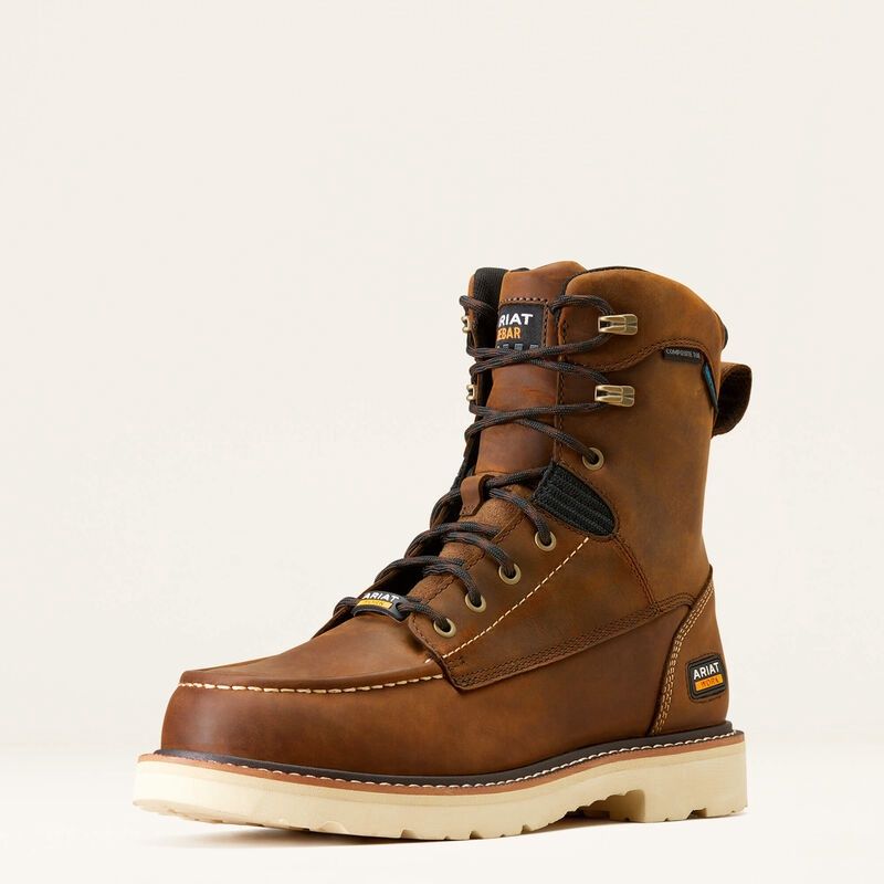 Ariat Rebar Lift 8&quot; Waterproof Compo Toe Work Boot