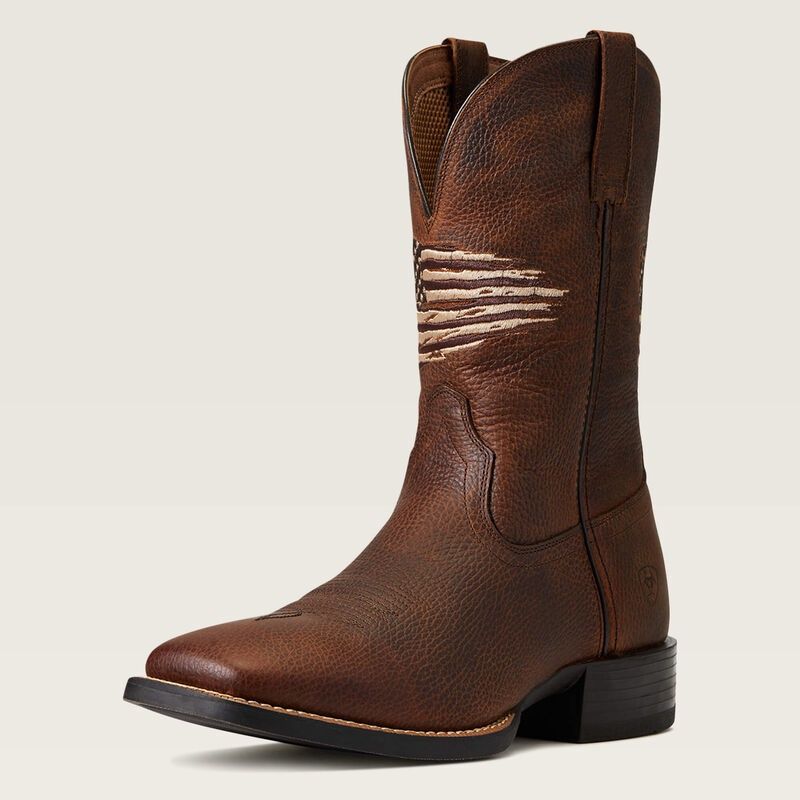 Ariat Sport All Country Western Boot Cliff Brown