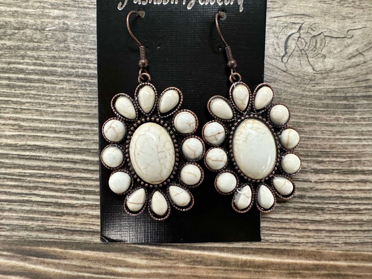 Bone Squash Drop Earring