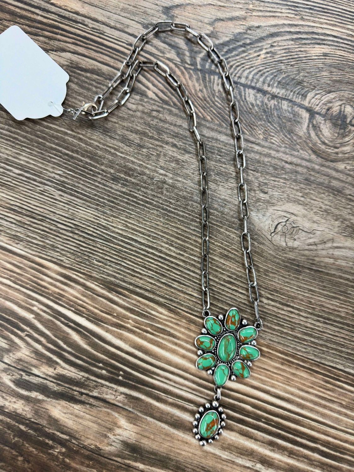 Green Concho Necklace