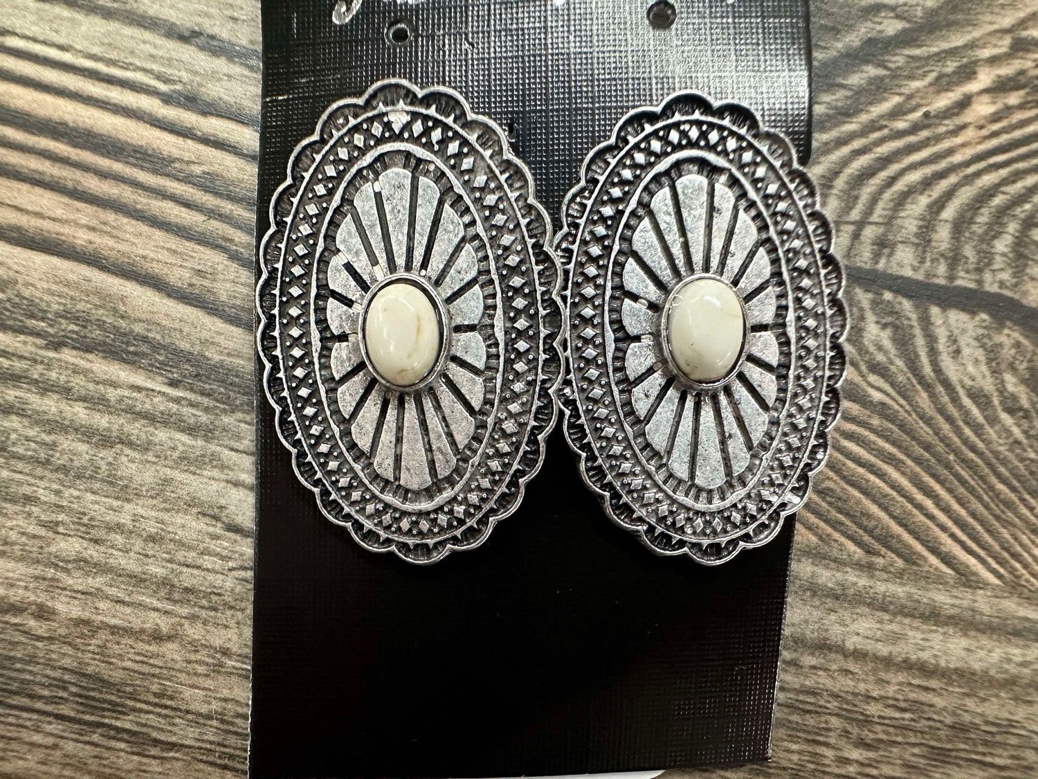 Concho Stud Earrings