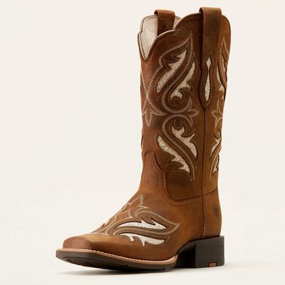 Ariat Round Up Bliss Western Boot Sassy Brown