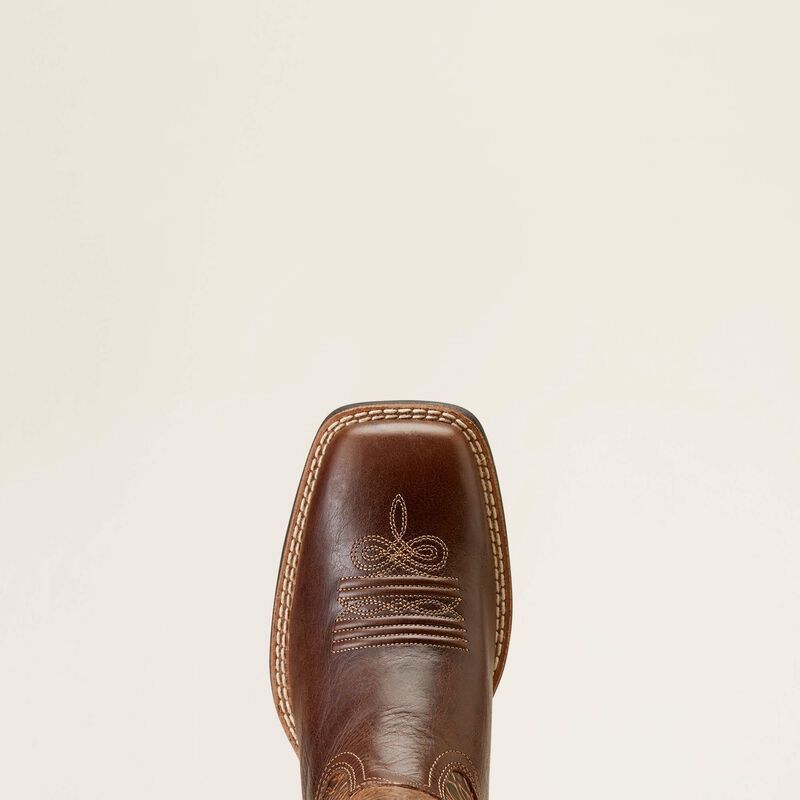 Ariat Round Up Wide Sq Toe Western Boot