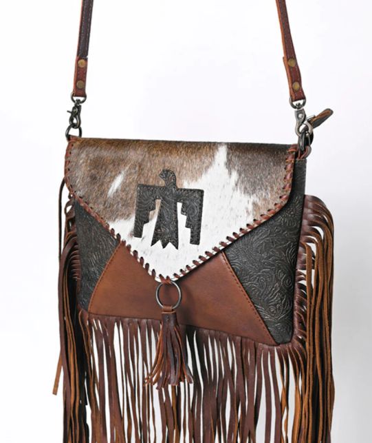 Thunderbird Buckstitch  Crossbody Purse