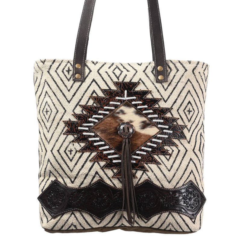 Diamond Buckstitch Ladies Tote Bag