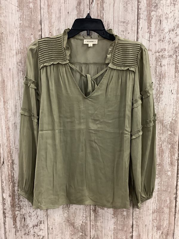 Ruffle Long Sleeve Blouse