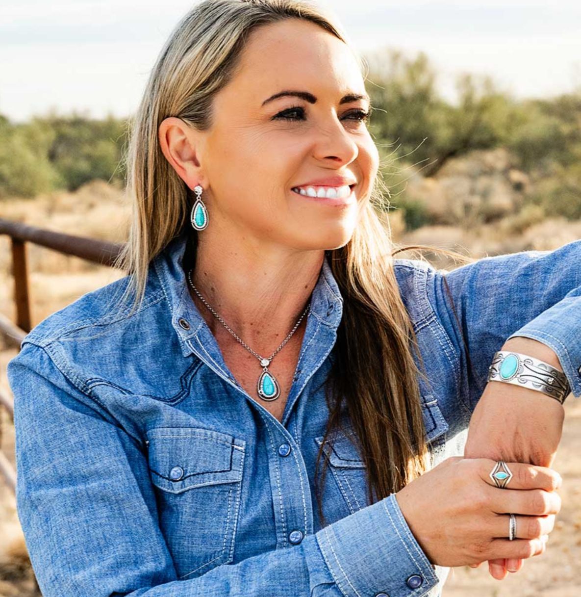 Tied &amp; True Turquoise Necklace - MS