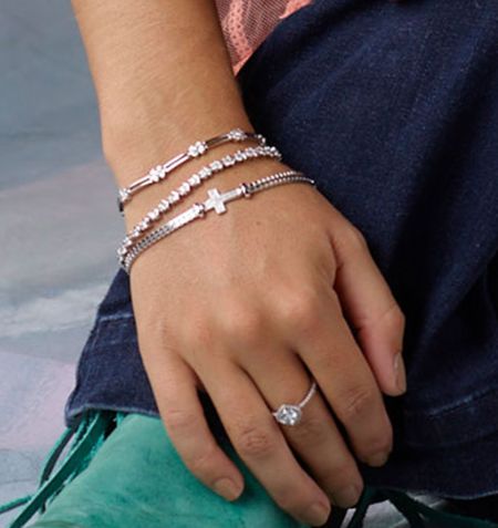 Squarely a Tennis Bolo Bracelet- MS