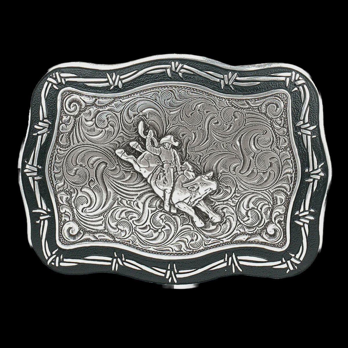 Nocona Bull Rider with Barb Belt Buckle