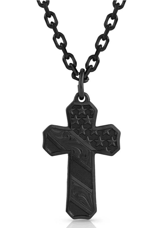 Dawn's Early Light Cross Necklace - MS