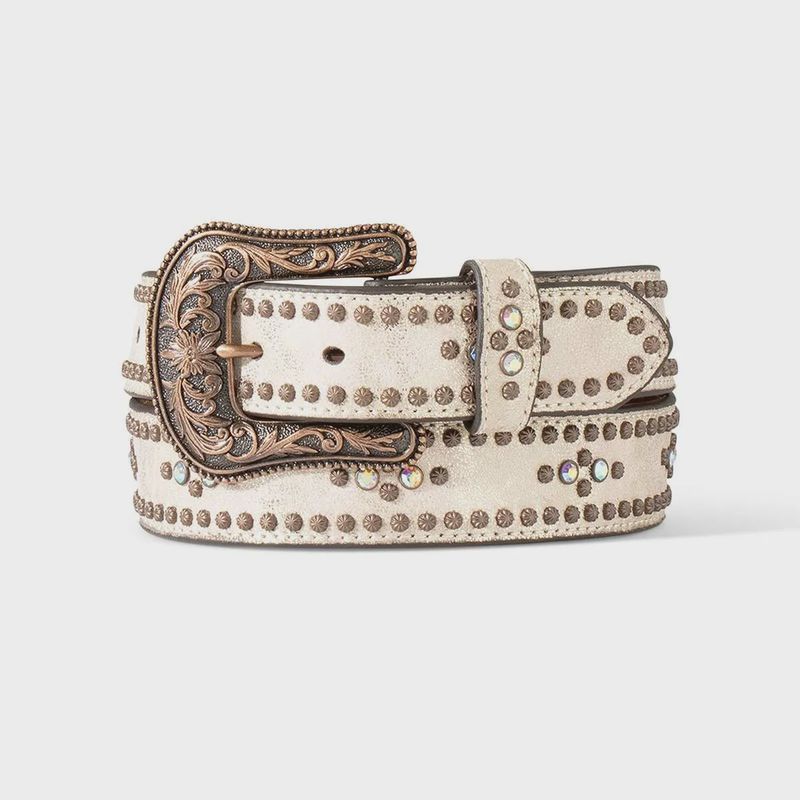 Women&#39;s Studded Jewel Belt
