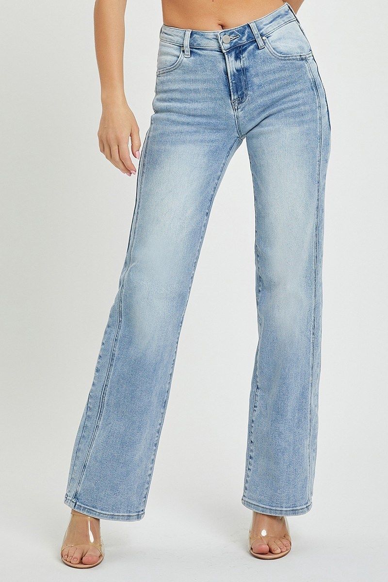 Mid-Rise Straight Jean