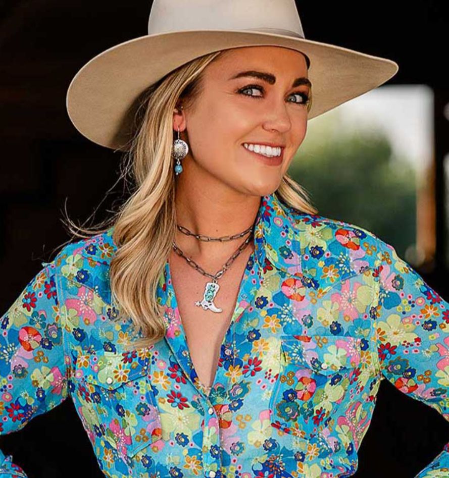 Kickin&#39; It Up Turquoise Attitude Necklace - MS