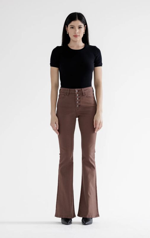 Super Stretch High-Rise Flare Womens Jeans
