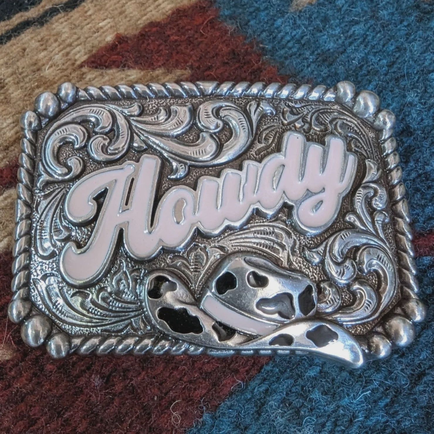 Nocona Girl’s “Howdy” Buckle