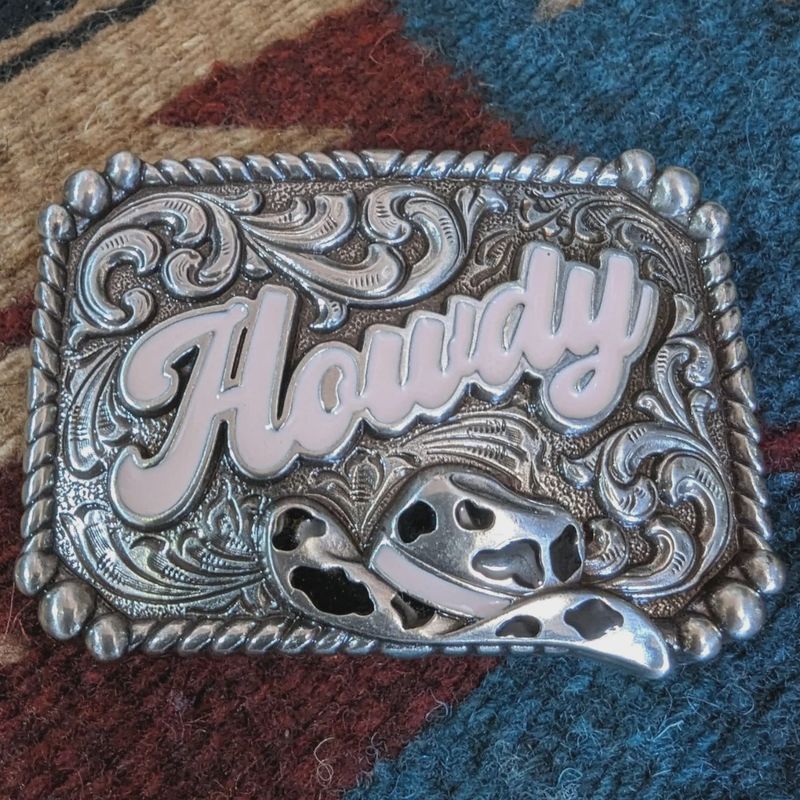 Nocona Girl’s “Howdy” Buckle