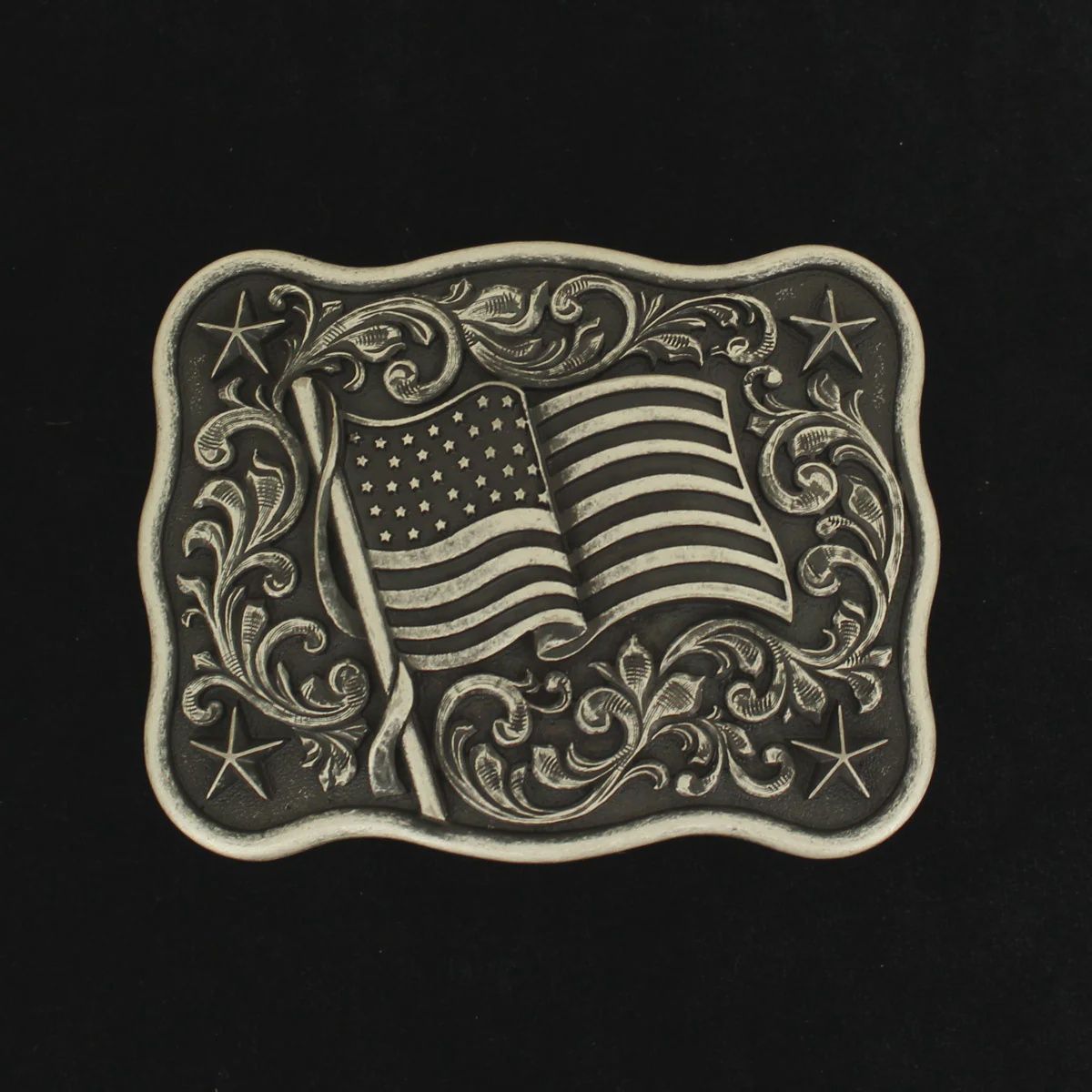 Nocona USA Flag Buckle