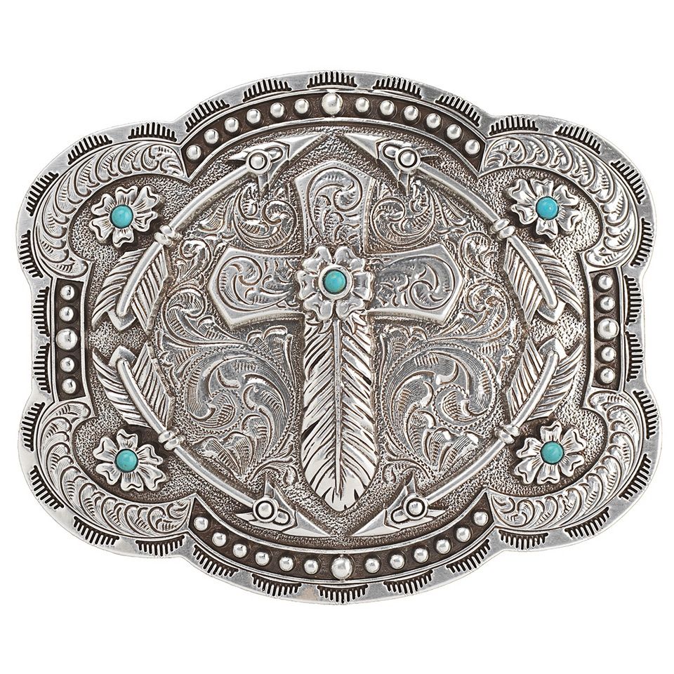 BLAZZIN ROXX LADIES FEATHER CROSS ARROWS - ACC BUCKLE