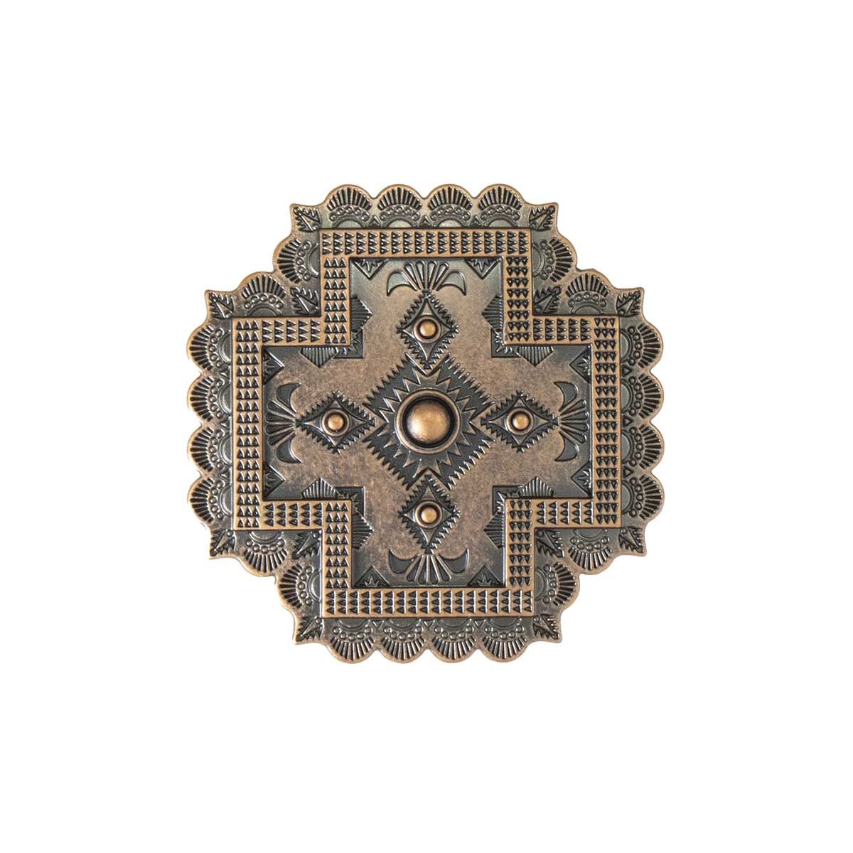 Blazin Roxx Bronze Cross Belt Buckle