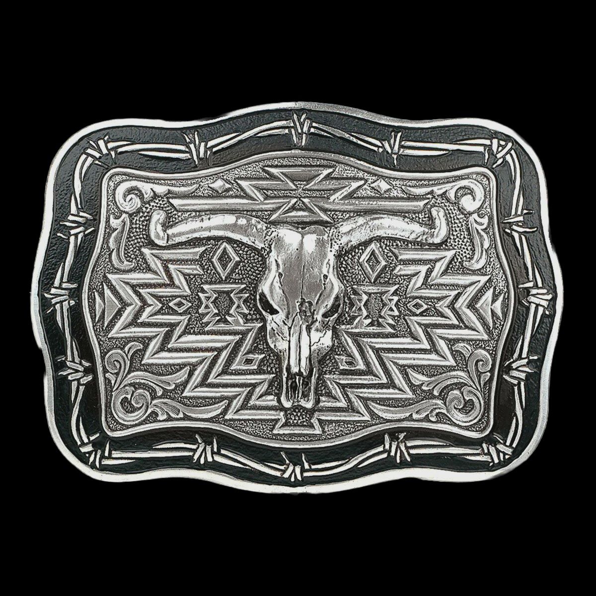 Nocona Men&#39;s Steer Skull Belt Buckle