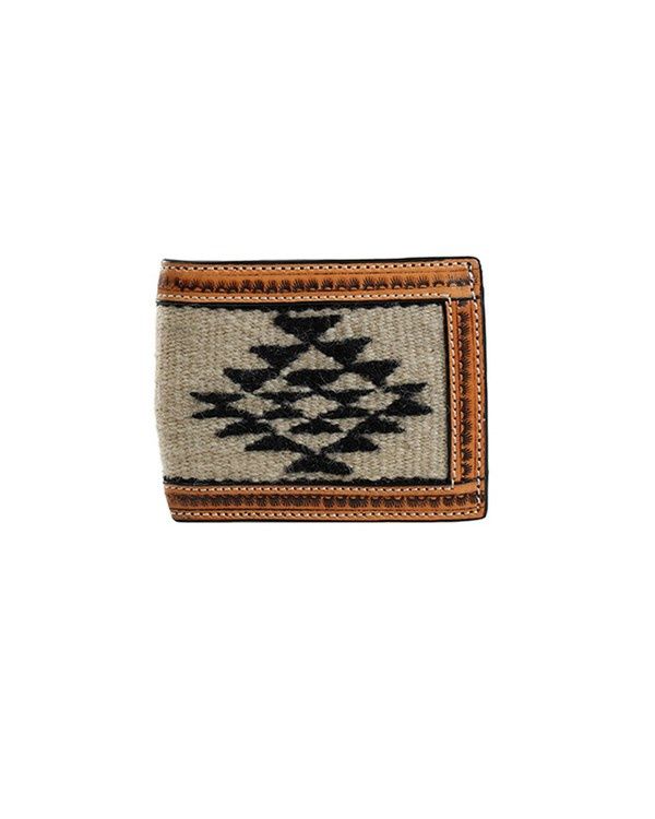 3D Men&#39;s Aztec Design Wool Bifold Wallet