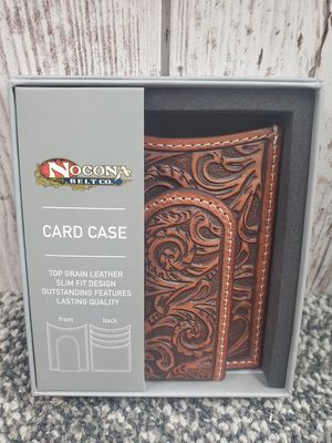 Nocona Card Case Tooled Case &amp; Clip