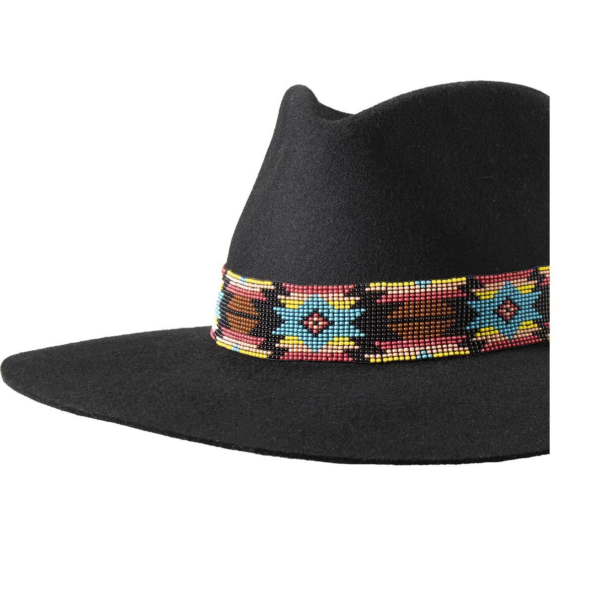 Twister Aztec Beaded Hat Band - Multi Color