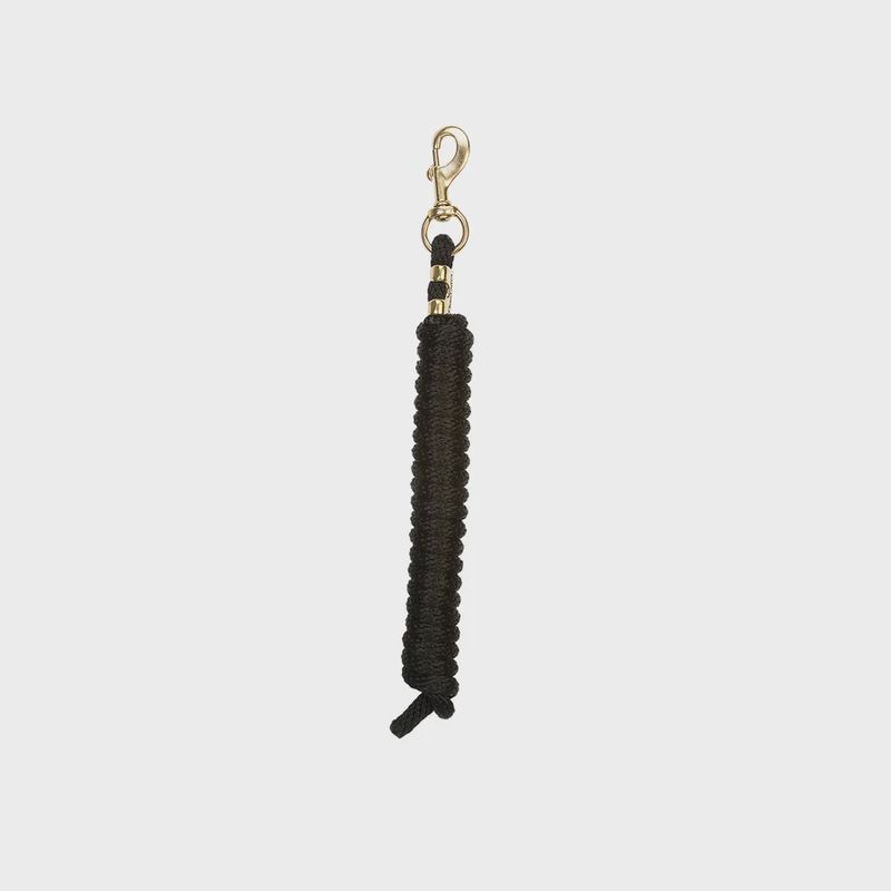 Poly Lead Rope with a Solid Brass Snap, Colour: S1 Black