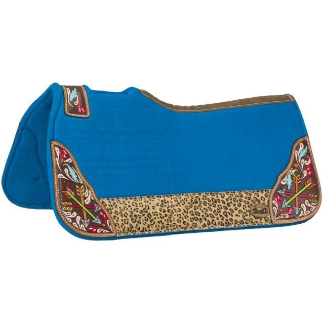 Hand Painted Arrow 1&quot; Saddle Pad, 31&quot;x32&quot;