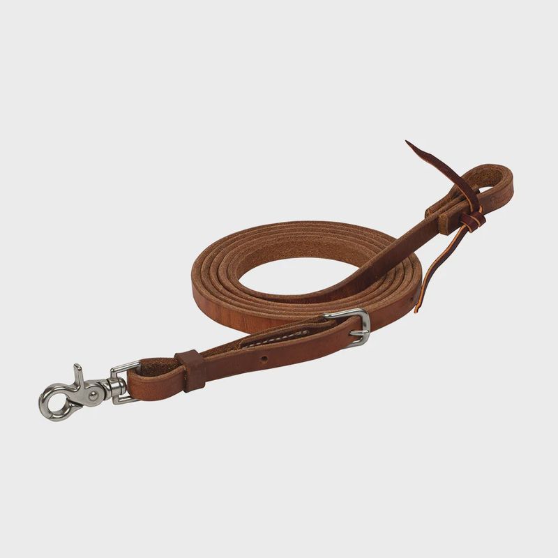 ProTack® Heavy Harness Roper Rein, Scissor Snap, 5/8&quot; x 8