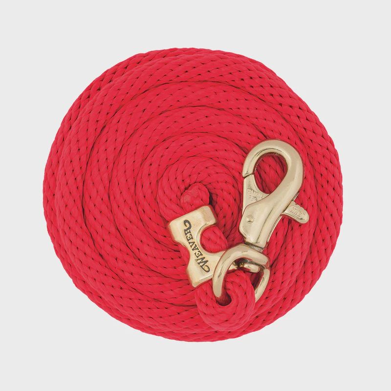 Poly Lead Rope with Brass Plated Bull Trigger Snap
