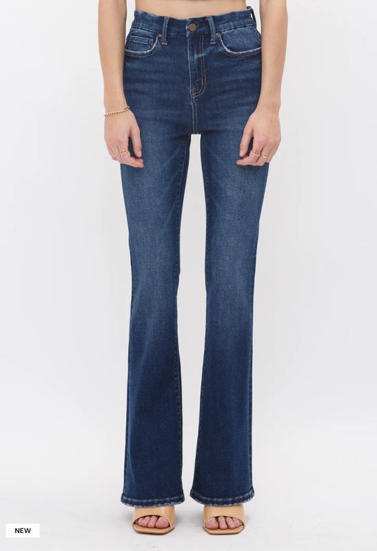 High-Rise Bootcut- Dark Wash