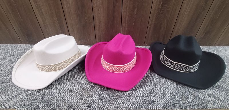 Cowboy Hat with Braided Hatband