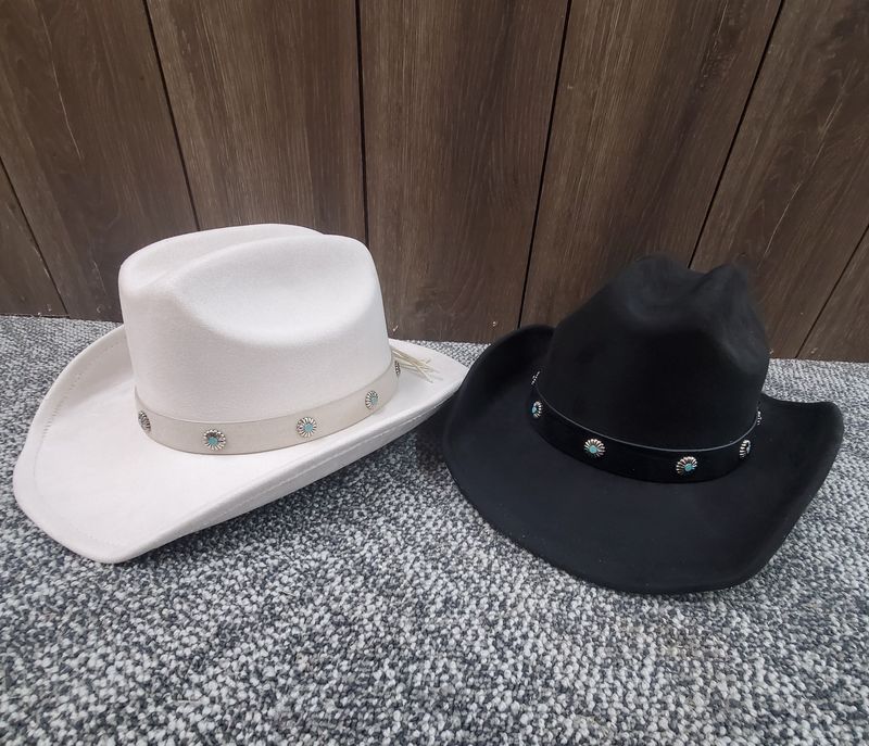 Cowboy Hat with Turq/Silver Hat Band