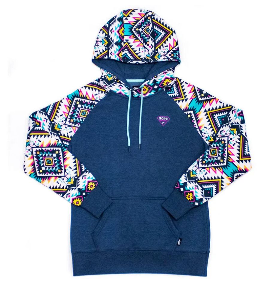 Rope Like a Girl Navy Hoodie