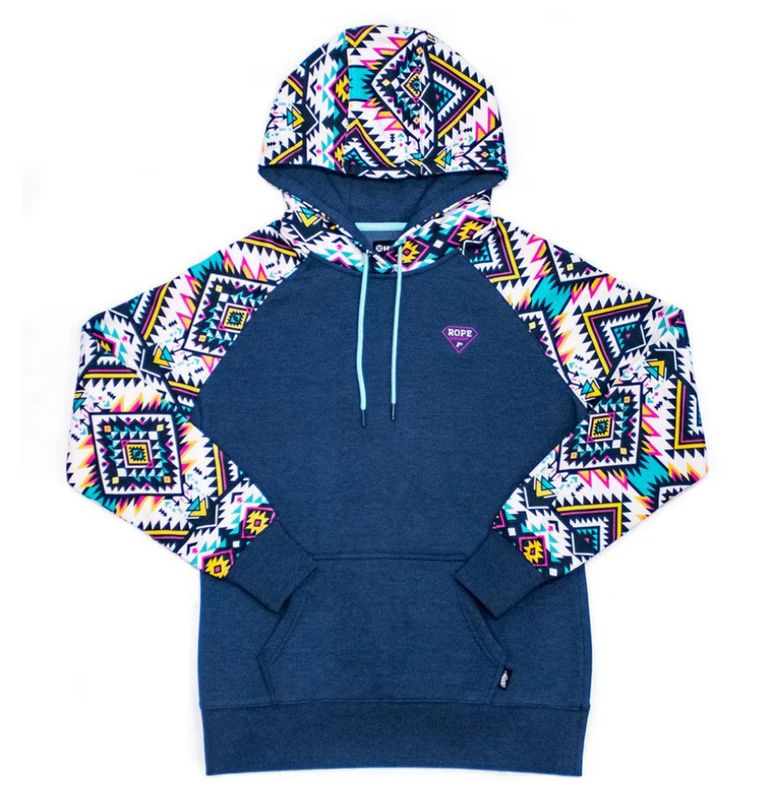 Rope Like a Girl Navy Hoodie