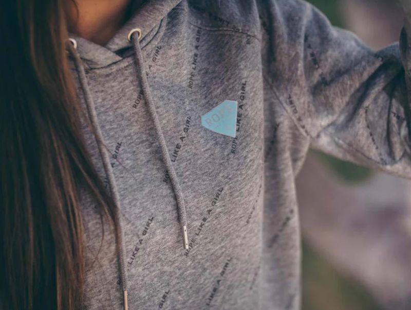 Youth "Rope Like A Girl " Grey Hoodie
